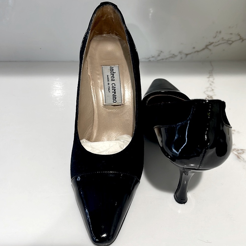 ANDREA CARRANO leather pumps
